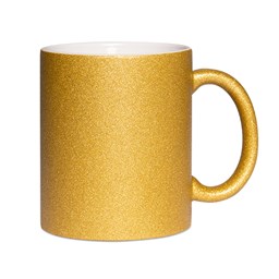 Toon details voor Subli Glitter Mug Gold - beker inhoud 330 ml. Afbeelding van Subli Glitter Mug Gold - beker inhoud 330 ml.